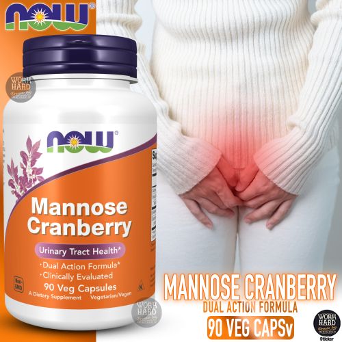 Mannose + Cranberry: suplemento para salud urinaria
