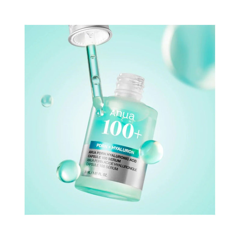 Anua PDRN Hyaluronic Acid Capsule 100 Serum 30ml | Hidratación y Reparación Intensiva