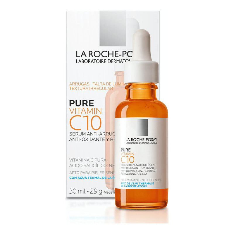 La Roche-Posay Pure Vitamin C10 Sérum Antiedad | Luminosidad y Firmeza
