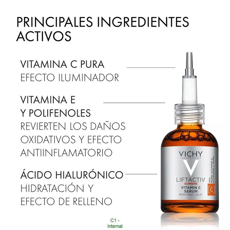Vichy Liftactiv Vitamin C Serum 20ml | Sérum Antioxidante e Iluminador