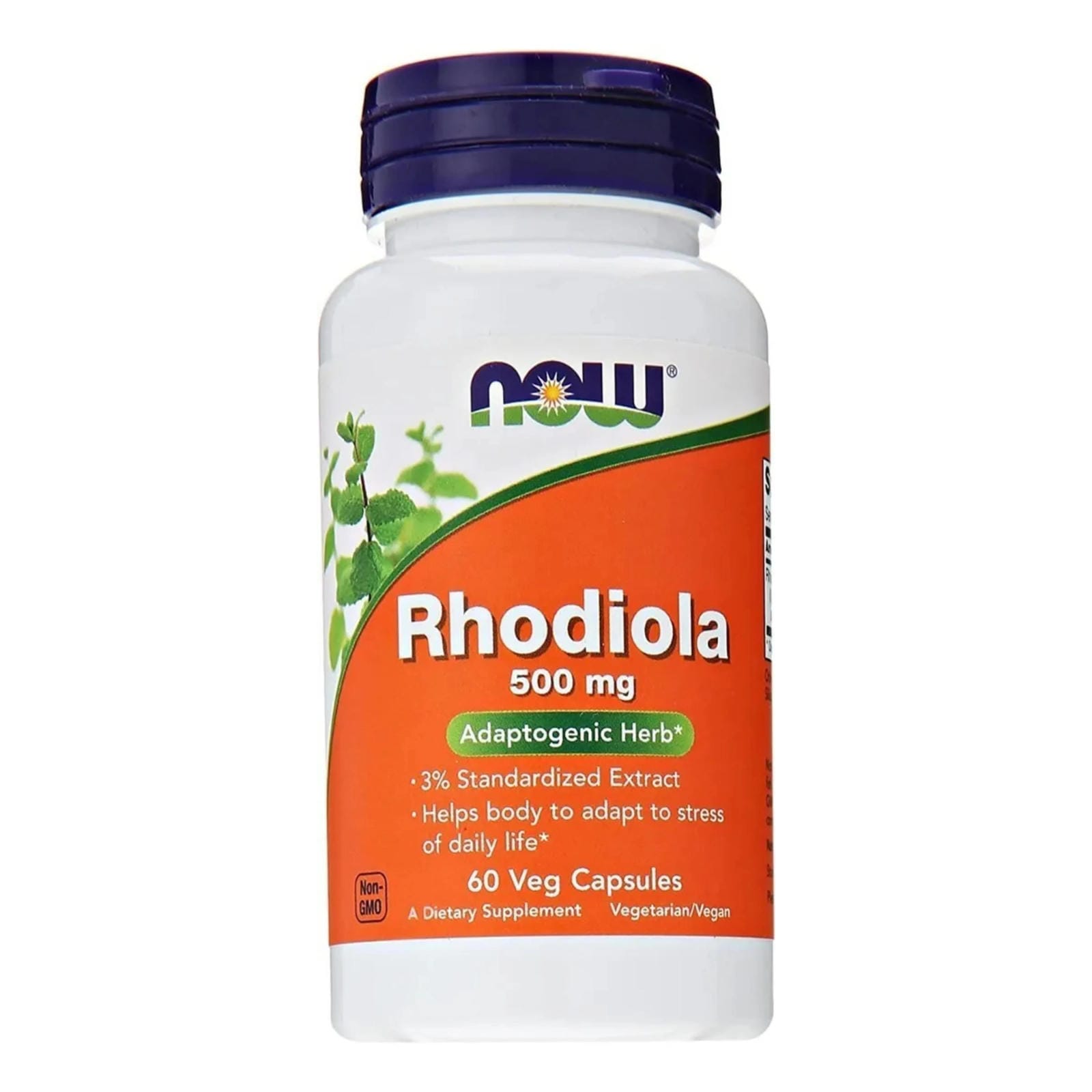 Rhodiola 500mg 60 Cápsulas Vegetales | Suplemento Herbal Adaptógeno