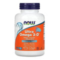 NOW Ultra Omega-3-D Fish Oil | Omega 3 + Vitamina D Alta Potencia