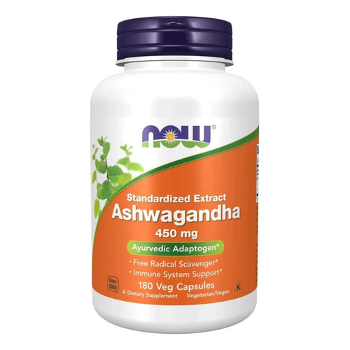 Ashwagandha 450 mg – 180 Cápsulas Vegetarianas | Now Foods