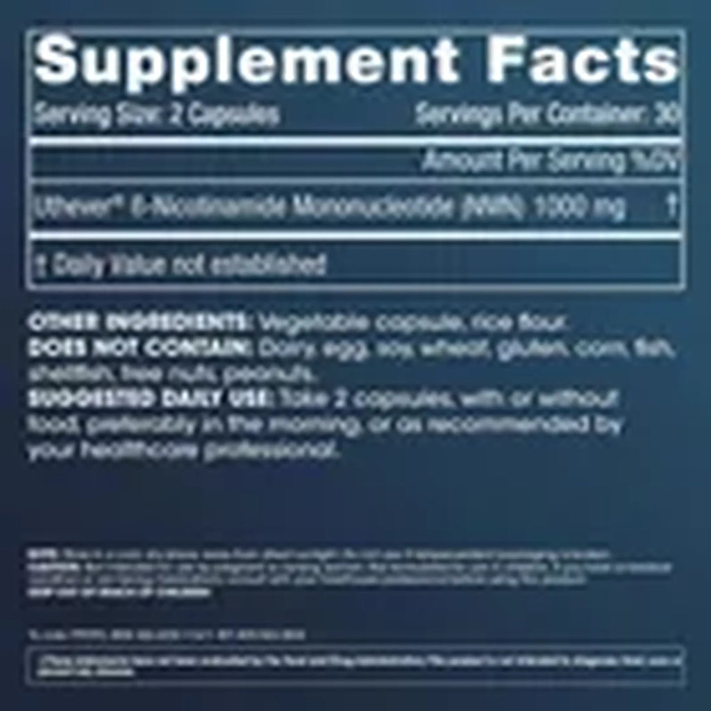 Prohealth NMN Pro 1000 60 cápsulas – Suplemento de Nicotinamida Mononucleótido